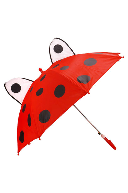Kids Pointy Ear Animal Auto Open-fold Umbrella