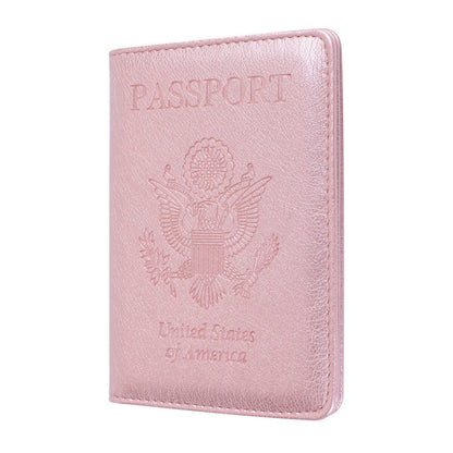 Passport Holder Anti-theft Anti-scanning - Leather