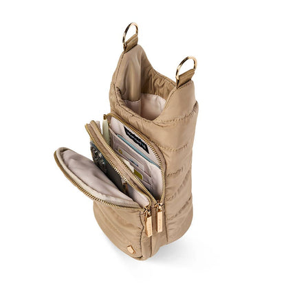 WanderFull® HydroBag® – Original Puffer Water Bottle Bag - Khaki