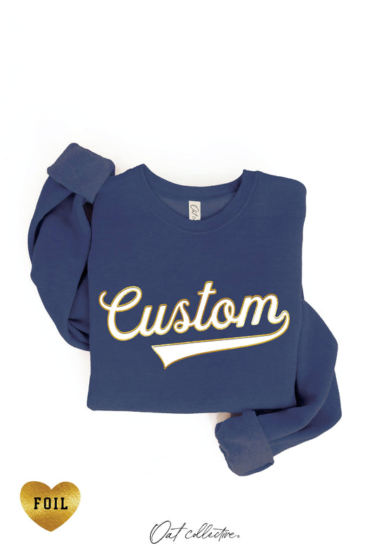 DASH GETAWAYS VARSITY FOIL Graphic Sweatshirt