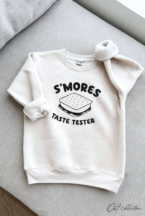 S'MORES TASTE TESTER Youth Unisex Graphic Sweatshirt
