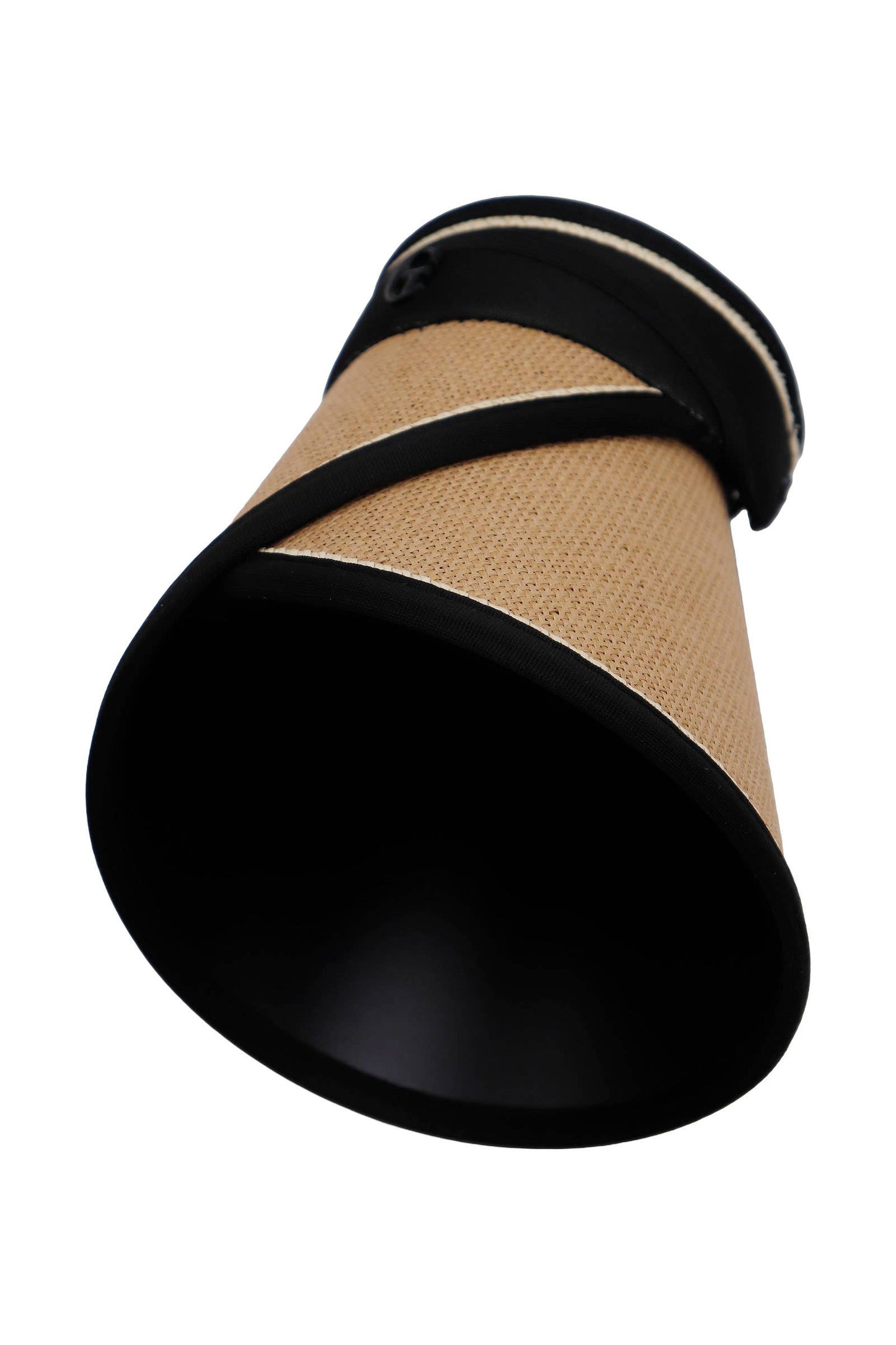 Pack And Go Paper Straw Roll-up Sun Visor