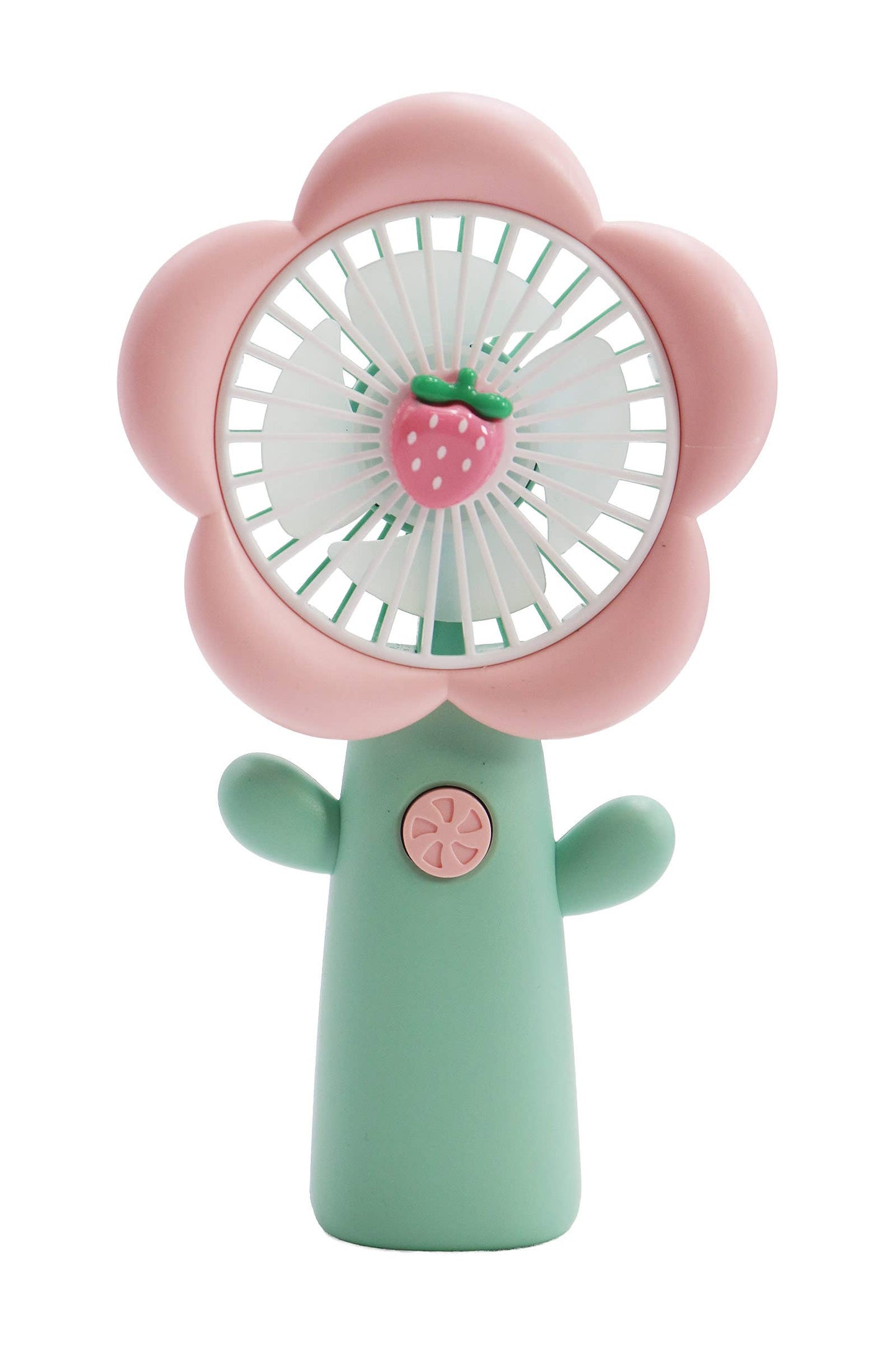 Flower Petal Fruit Pastel Handheld Electric Fan