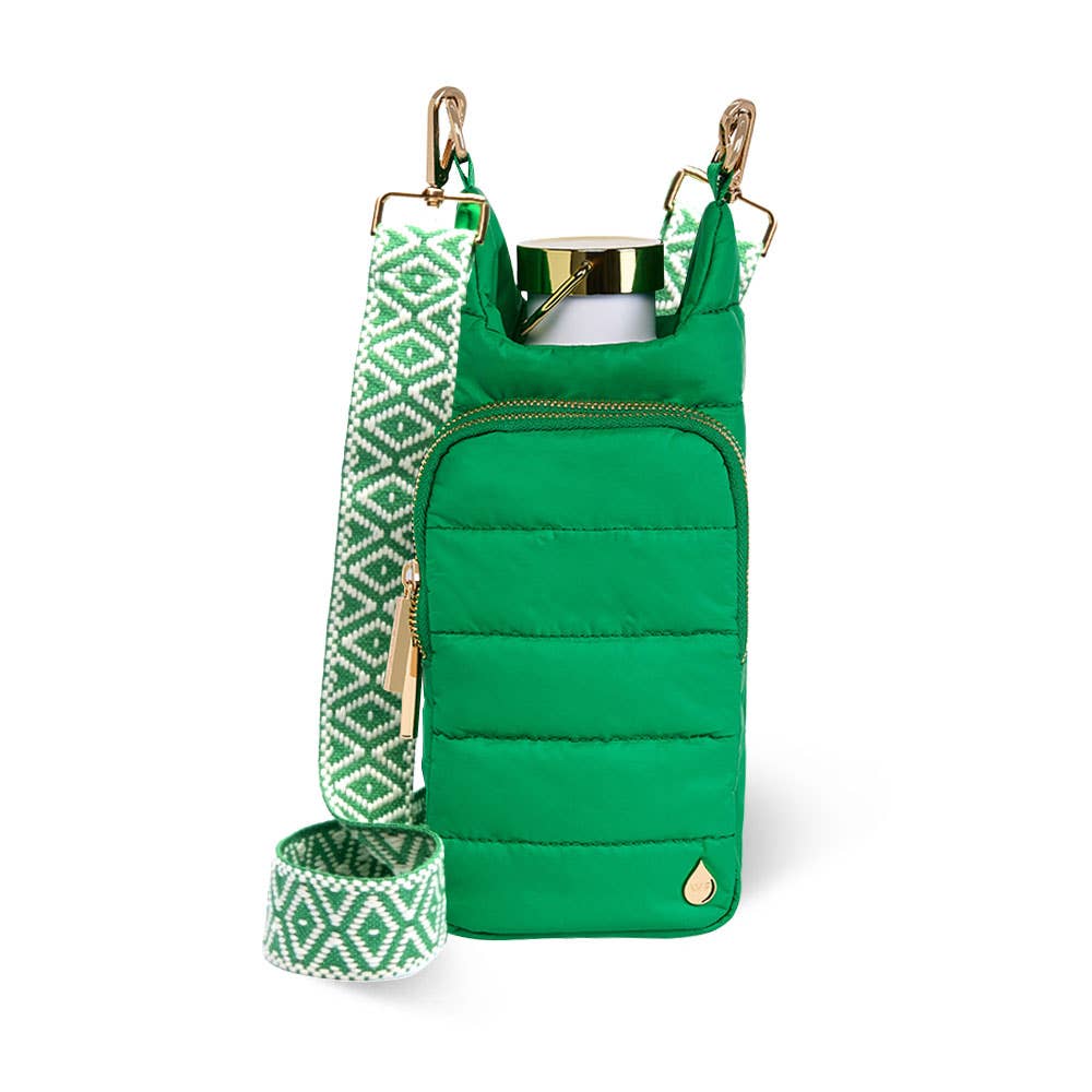 WanderFull® HydroBag® – Original Puffer Water Bottle Bag -  Kelly Green Matte