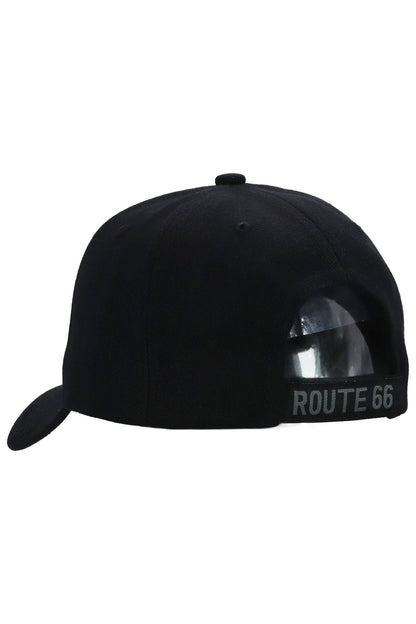 Historic Route 66 Emblem Velcro Baseball Cap