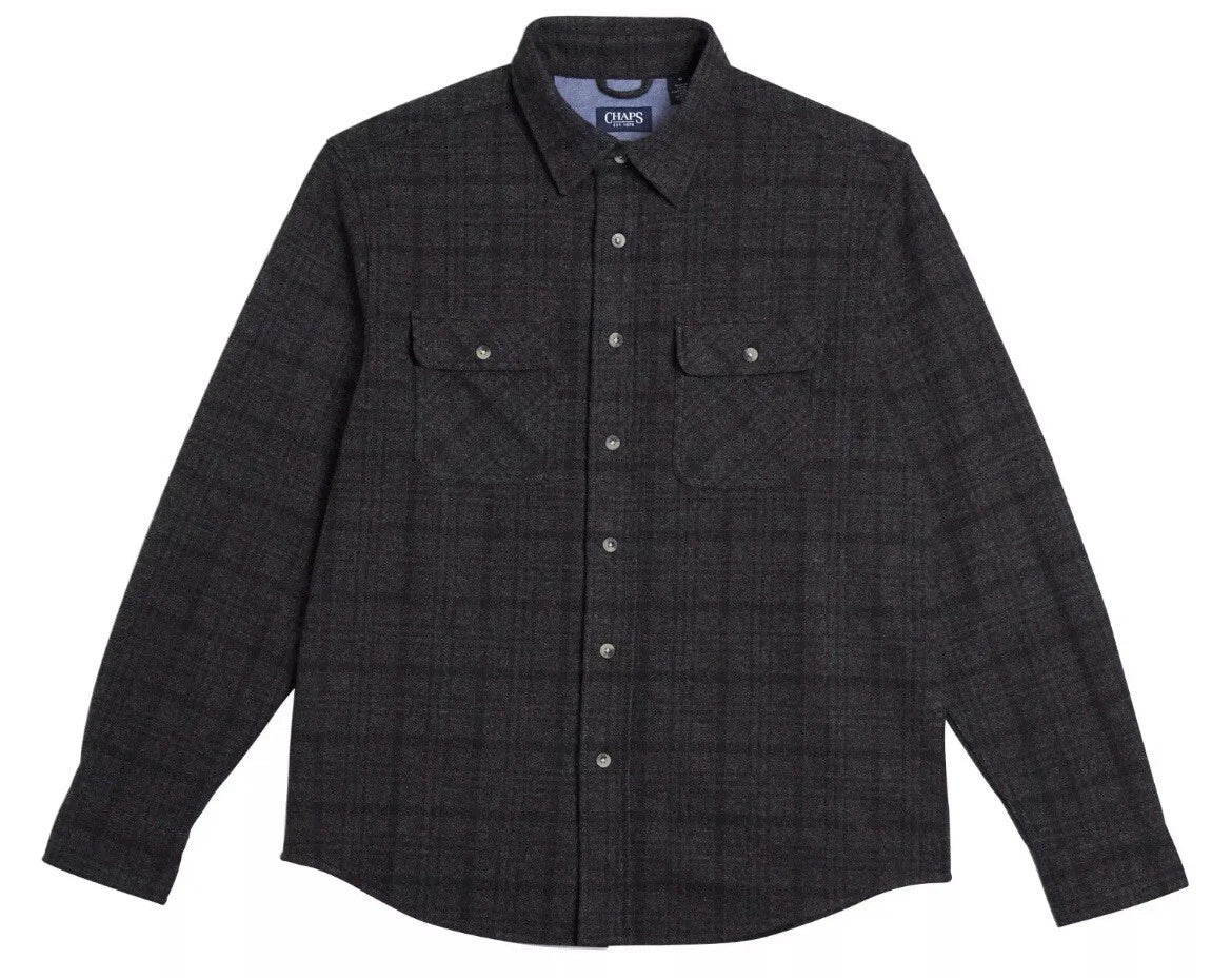 CHAPS Flannel Knit Long Sleeve (Mens)