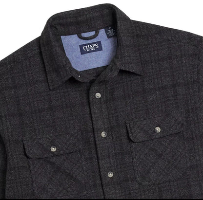 CHAPS Flannel Knit Long Sleeve (Mens)