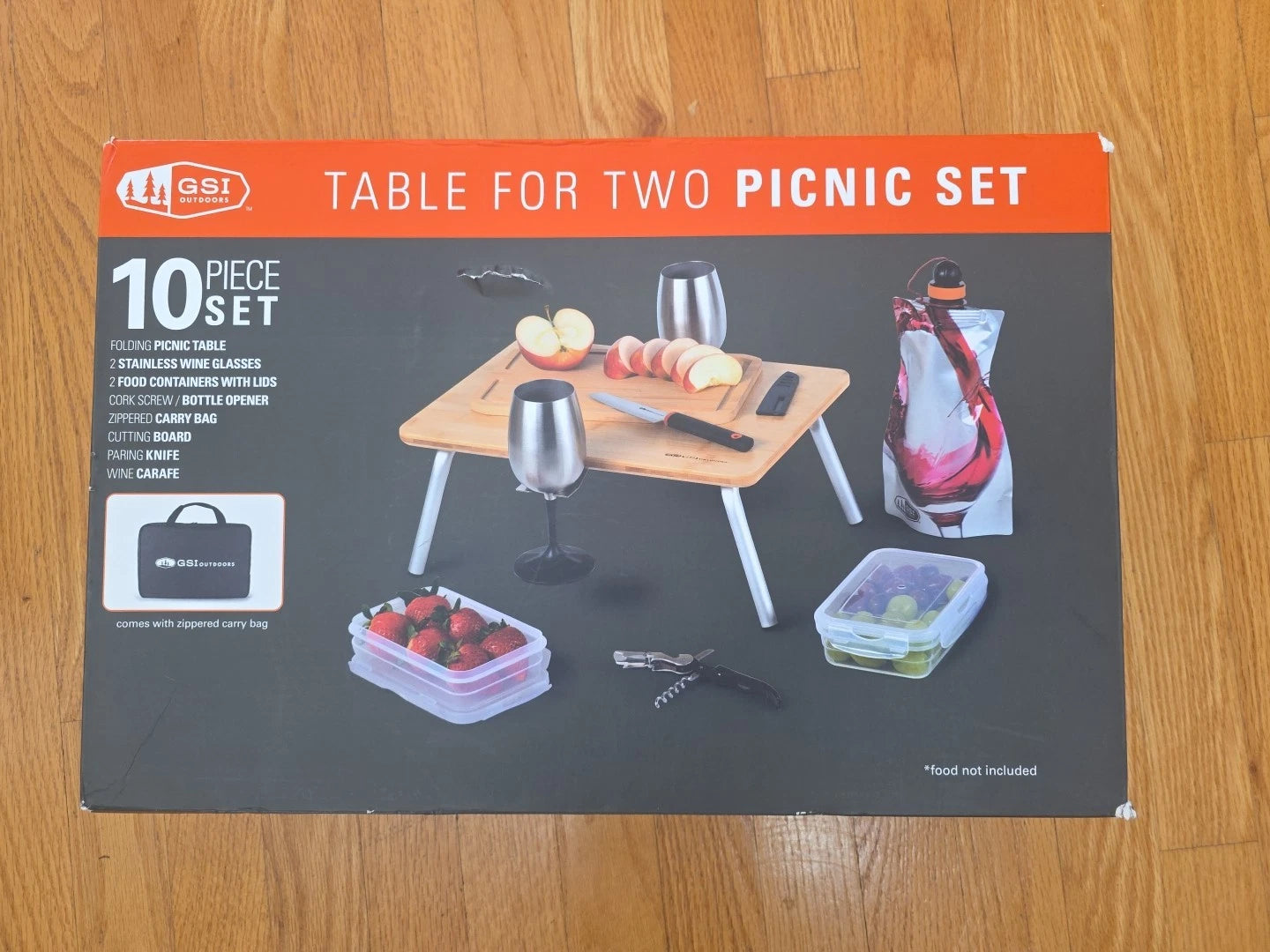 GSI Outdoor Table for 2 Picnic Set (10 pc. set)