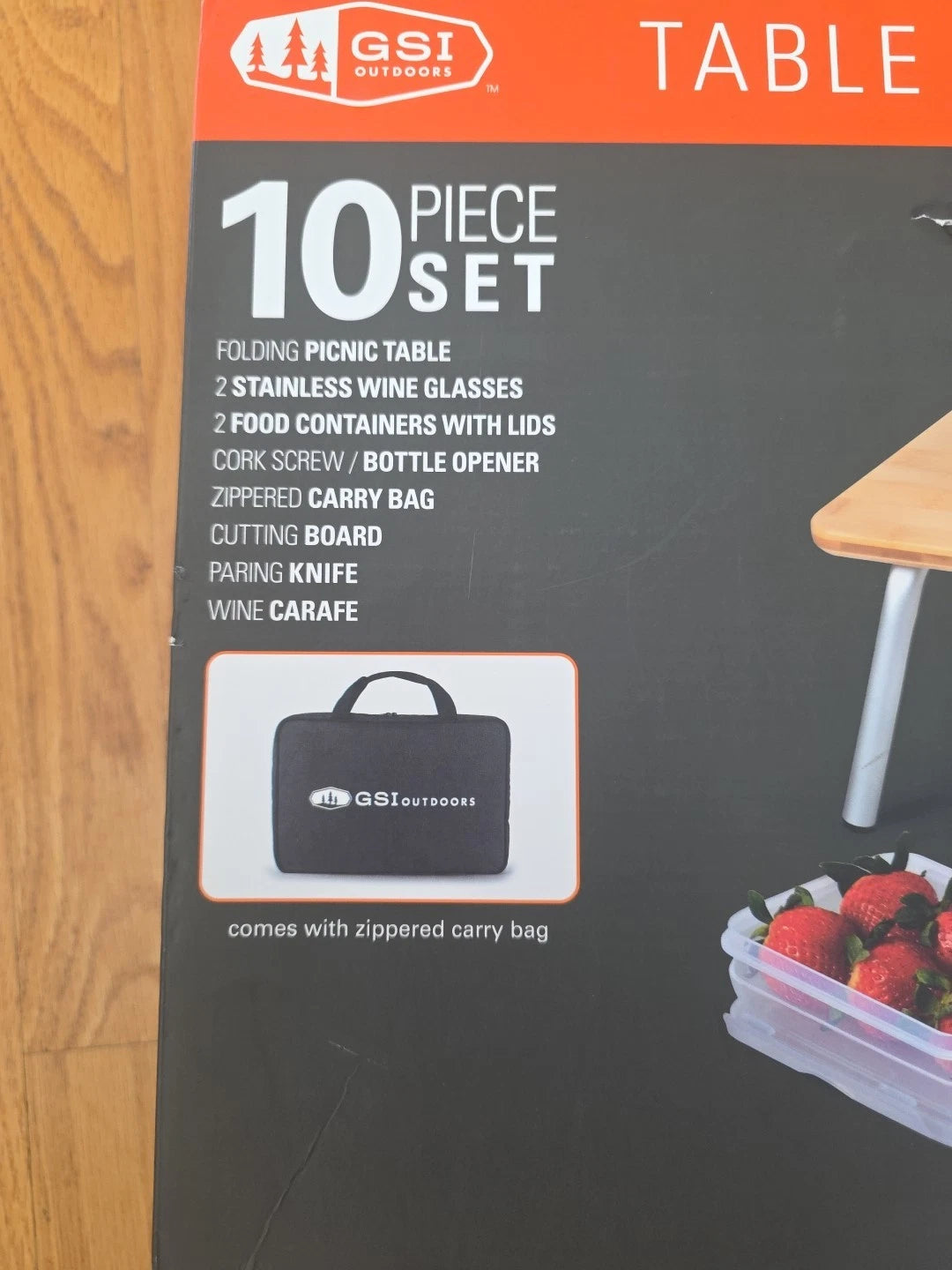 GSI Outdoor Table for 2 Picnic Set (10 pc. set)
